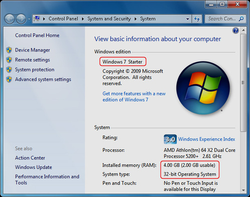 Product picture Windows 7 32bit Ram or Memory Limit Removal Patch